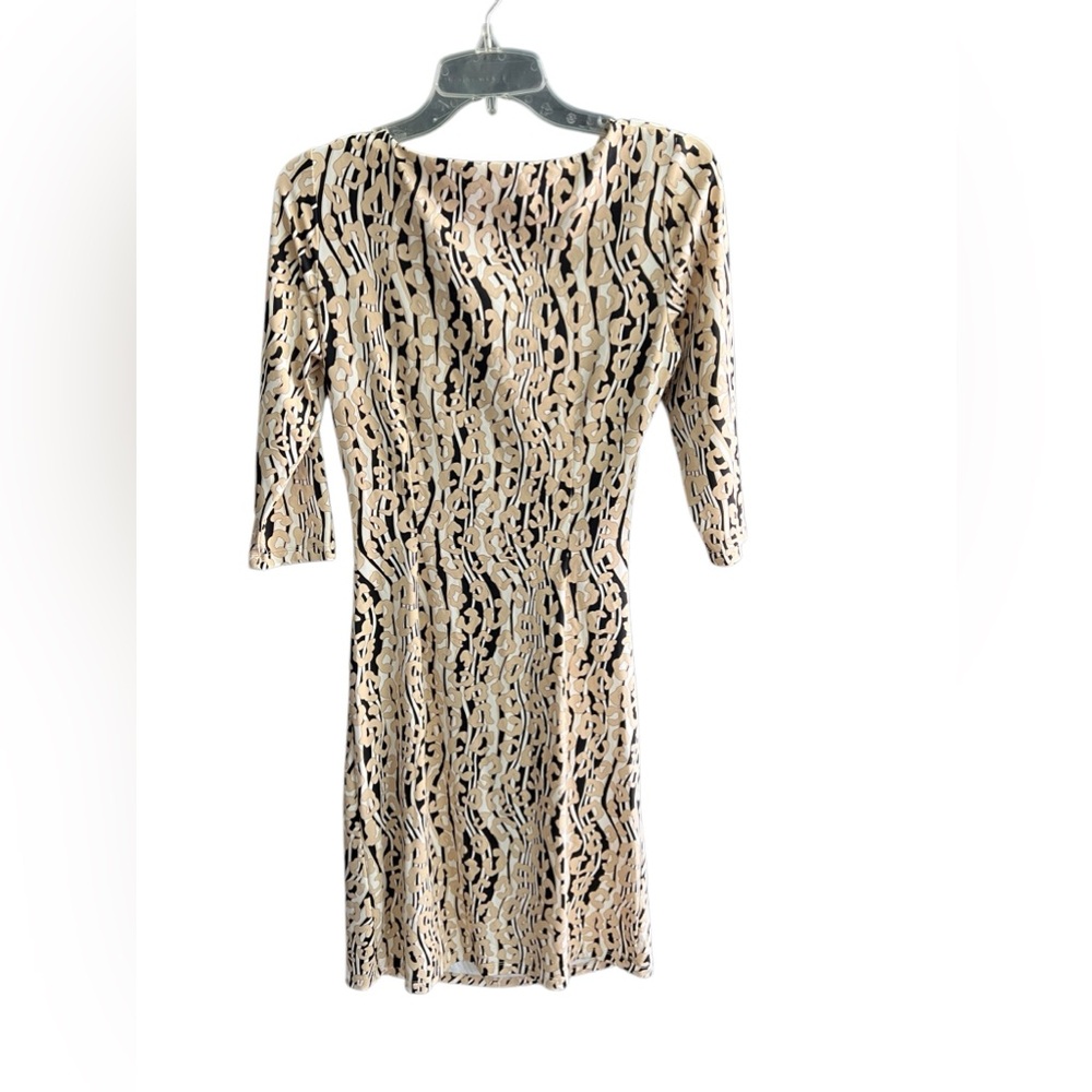 J Mclaughlin Xs Animal Print Sheath Dress - image 2
